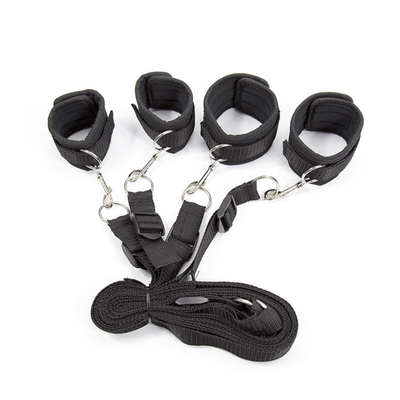 Nylon BDSM Oyuncaklar Toplu Kölelik Setleri Kullanım Bilezik Kelepçeler Yetişkin SM Oyuncaklar Çiftler İçin Ürünler