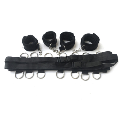 Bdsm Japon kölelik kıyafetleri yetişkin SM 3 PCS kısıtlama köleler kit halı ile halkalar oyuncaklar yatakta SM oyunu için ayarlandı