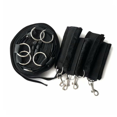 Bdsm Japon kölelik kıyafetleri yetişkin SM 3 PCS kısıtlama köleler kit halı ile halkalar oyuncaklar yatakta SM oyunu için ayarlandı