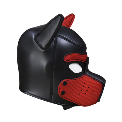 En trend köpek maske bdsm köle seks oyuncakları lateks bdsm maske