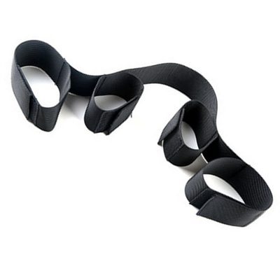 BDSM Düzenlenebilir El Bilek Kemeri Kölelik Bağlamaları Naylon Webbing Ayak Kemeri