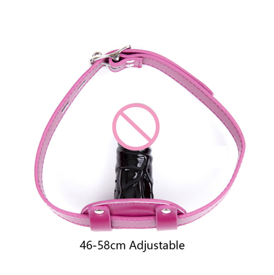 SM Yetişkin Erotik Dildo Ağız Plugs Uzun Siyah Dildos Seks İçin Açık Ağız Kölelik Gag Alternatif Yetişkin Ürünleri Erotika M