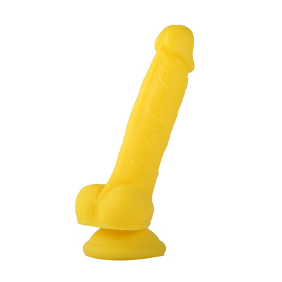 Büyük Boyutlu Gerçekçi Dildo Süpürgeli Yapay Penis Kadınlar İçin