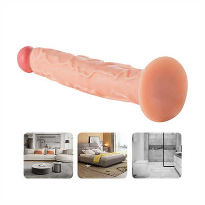 Seks Erkek Büyük Vantuz Yapay Penis Gerçek Cilt Duygu PVC Kadınlar Için Büyük Yapay Penis