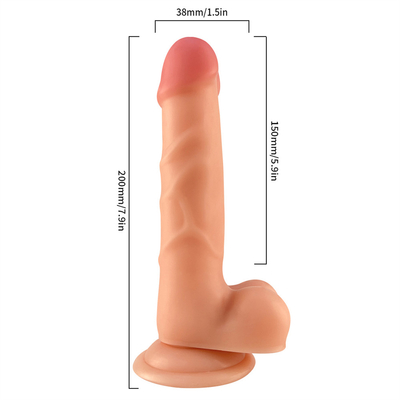 Yüksek Kalite Yazılım Dışarıda Sert İçeride Yapay Silikon Penis Yetişkin Seks Büyük Dildo