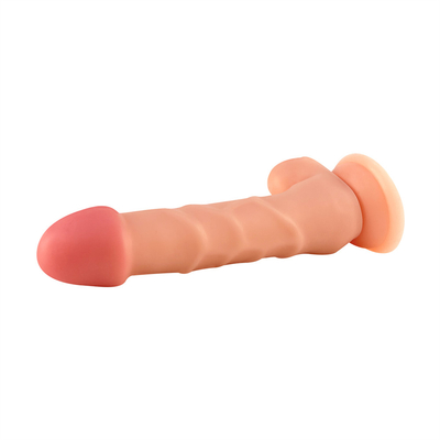 Yüksek Kalite Yazılım Dışarıda Sert İçeride Yapay Silikon Penis Yetişkin Seks Büyük Dildo