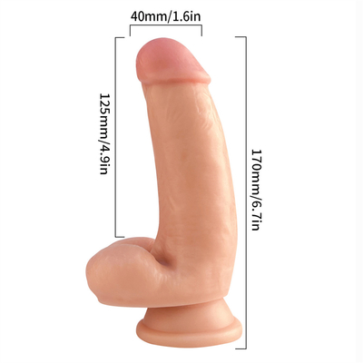 17cm Dildo Yumuşak Seks Oyuncağı PVC Dildo Güçlü Emme Kupası ile Açık Kadınlar Erkekler Eşcinsel Yetişkin Seks Oyuncakları Oyunlar