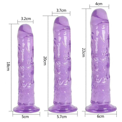 Güçlü Emme Yapay Dildo Penis Jelly Kadınlar için Büyük Dildolar Gerçekçi Dildo