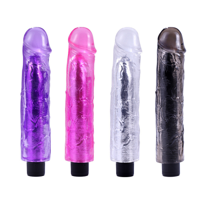 En çok satan kadın seks oyuncağı gerçekçi dildo titreştirici stimülasyon penis dildo titreştirici fıstık için 22.5cm
