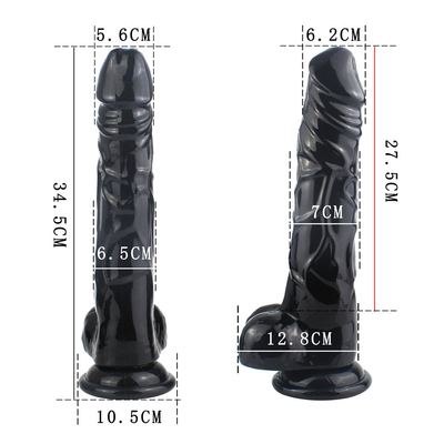 Kadın Seks Oyuncakları Yumuşak TPE 10 Inç Gerçekçi Büyük Dildo Kadınlar için Mastürbasyon Seks Ürünleri
