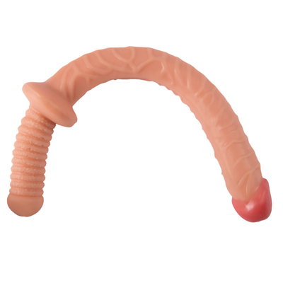 Kocaman Gerçekçi Yetişkin Oyuncakları Kadın için Dildo Toptan Satış Kadınlar Yumuşak Esnek Gerçekçi Kahverengi Toptan