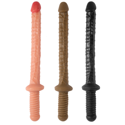 Kocaman Gerçekçi Yetişkin Oyuncakları Kadın için Dildo Toptan Satış Kadınlar Yumuşak Esnek Gerçekçi Kahverengi Toptan