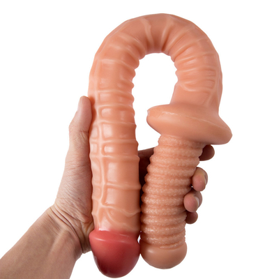 Kocaman Gerçekçi Yetişkin Oyuncakları Kadın için Dildo Toptan Satış Kadınlar Yumuşak Esnek Gerçekçi Kahverengi Toptan