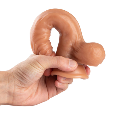 Yüksek Kalite İtme Dildo Vibratör Seks Oyuncakları G Noktası Anal Stimülasyonu İçin Gerçekçi Dildolar