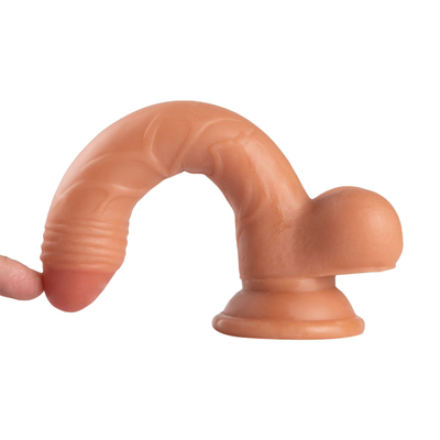 Kadınlar için sıcak satılan yüksek gerçekçi eğri dildo