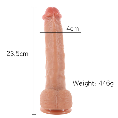 İtmek Dildo Gerçekçi Dans Dildo Vibratör Kadınlar için Masturbasyon Vibrating Dildo With Remote Control