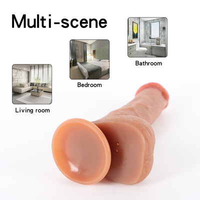 İtmek Dildo Gerçekçi Dans Dildo Vibratör Kadınlar için Masturbasyon Vibrating Dildo With Remote Control