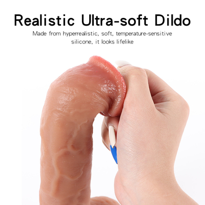 İtmek Dildo Gerçekçi Dans Dildo Vibratör Kadınlar için Masturbasyon Vibrating Dildo With Remote Control