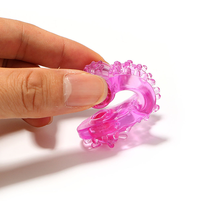 Penis Vibratör Penis Çember Ekstra uyarı için boncuklarla