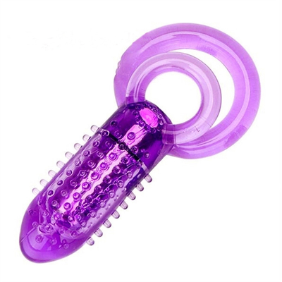 Çift Motorlu Parmak Mini Vibratör Klitoral Anal Pussy Yetişkin Kadınlar Çift Parmak Vibratörü