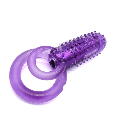 Çift Motorlu Parmak Mini Vibratör Klitoral Anal Pussy Yetişkin Kadınlar Çift Parmak Vibratörü