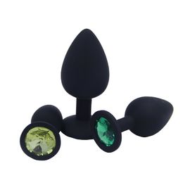 Erkekler Için seks Oyuncak Seks Oyuncak Popo Fiş Anal Seks Oyuncakları Tıbbi Silikon Seks Anal Plug 41mm X 92mm Boyutu