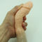 Kademesiz Vibratör Dick Kuzu Derisi Yapay Penis Gerçekçi Seks Oyuncak Tıbbi PVC Malzeme