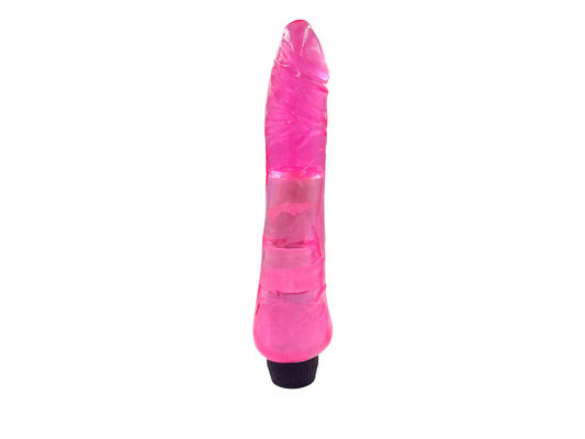 Kadınlar için G Spot Klitoral Stimülatör Silikon Jöle Vibratör Yapay Penis