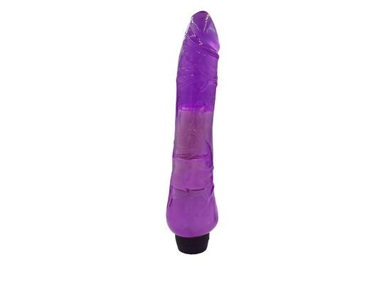 Kadınlar için G Spot Klitoral Stimülatör Silikon Jöle Vibratör Yapay Penis