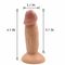 Gerçekçi Mini Boyut 11cm Vantuzlu Anal Yapay Penis Vajina Yapay Penis Silikon Ücretsiz Örnek Ürün Seks Erkek Yapay Penis