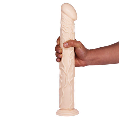 Vantuzlu Kadın Kauçuk Penies Gerçekçi Dildolar Büyük Yapay Penis Toksik Olmayan